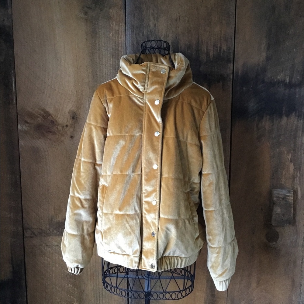 Gold Velvet Coat